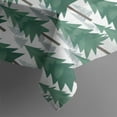 thumbnail image 4 of Green Christmas Tree Pattern Rectangle Tablecloth 60"x120",Waterproof Polyester Rectangle Table Cloth, Wipeable Spillproof Polyester Tablecloth for Dining, Camping, Indoor and Outdoor, 4 of 6