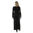 thumbnail image 4 of Women's Plus Size Long Sleeve Scoop Neck Maxi, 4 of 8
