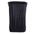 thumbnail image 4 of VNKIDY Womens Solid Color Strapless Tube Top With Banded Hem Loose Fit Casual Sleeveless Blouse For Summer Everyday Wear Night Out Black XL, 4 of 6