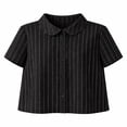 thumbnail image 1 of Blusa George para Mujer, Manga Corta Negro Talla G, 1 of 4