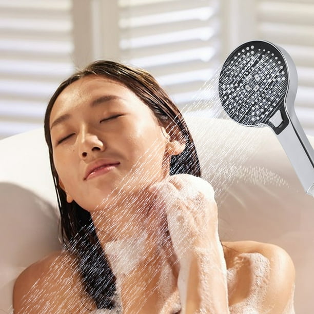 Cabezal De Ducha De Alta Presión Ahorra 30% Agua – 3 Modos Y Filtro De Minerales | Cromado ABS Universal
