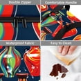 thumbnail image 4 of Bowling Double Layered Insulated Lunch Bag with Two Compartments for Hand Carrying - Large Capacity Refrigerated Meal Bag, 4 of 6