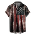 thumbnail image 5 of Camisa hawaiana con estampado 3D de la bandera estadounidense para hombres y mujeres, camisas casuales de playa para vacaciones de verano, camisetas geniales de manga corta para niños, 5 of 5