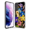 thumbnail image 3 of MUNDAZE Samsung Galaxy S10 Plus Shockproof Clear Hybrid Protective Phone Case Blue Yellow Vintage Spring Wild Flowers Floral Cover, 3 of 5