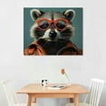 thumbnail image 2 of Nawypu Panda Prints, Funny Pandas, Panda Gifts, Panda Wall Prints, Panda Wearing Glasses Hanging Art, Panda Art Canvas, Living Room Wall Art, Wall, 2 of 6