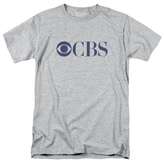 Cbs Logo - Short Sleeve Adult 18-1 Tee - Athletic Heather, 5X