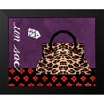 thumbnail image 2 of Matla, Jennifer 14x12 Black Modern Framed Museum Art Print Titled - Leopard Handbag III, 2 of 5