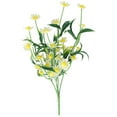 thumbnail image 2 of Artificial Flowers Daisy UV Resistant - 7 Bunches Fake Wildflowers with Stems, Lifelike Faux Plants for Porch, Patio, Wedding, Table Centerpieces, Home & Office Decor (Multicolour), 2 of 9