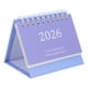 thumbnail image 1 of Mini calendario de escritorio 2026, plegable, de pie, pequeño, planificador mensual para el hogar y la oficina., 1 of 6