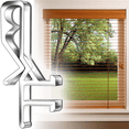 thumbnail image 2 of 36 PCS Hidden Channel Valance Clips, 1-7/8inch Clear Plastic Blinds Clips for the Valance with A Groove in the Back, 2 of 7