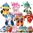 thumbnail image 1 of Super Wings Acion Figure Robocar Poli Ambe Roy Helly Robot Car Assembly Toys, 1 of 2