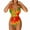 Orange, variant on Vedolay Womens Swimsuit Women's One Piece Swimsuits Tummy Control Bathing Suits V Neck Swimwear High Cut Monokini,Orange L