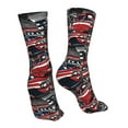 thumbnail image 7 of Salouo Red And Blue Cars Pattern Fun Novelty Crew Socks,Casual Athletic Socks Neutral Socks, 7 of 7