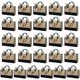 thumbnail image 5 of 2pcs Mujeres Bolos Yute Yute Carta D Gran Capacidad Bolso Playa Verano, 5 of 7