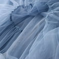 thumbnail image 3 of DuoJiaJ Autumn And Winter Skirt Female Half Swing Long Skirt High Waist Cake Mesh Skirts For Women Blue One Size, 3 of 4
