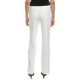 thumbnail image 2 of Anne Klein womens  High-Rise Pull-On Bootleg Pant, XS, White, 2 of 2