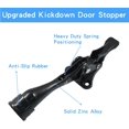 thumbnail image 3 of HSHDLDF 1 Pack Kickdown Door Stopper, Heavy Duty Door Stop Semi-Automatic with Anti-Slip Rubber Tip, 4 Inch Door Stops Holder Kickdown Doorstop for Bottom of Door, Black, 3 of 5
