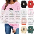 thumbnail image 3 of Women's Halloween Ghost Pumpkin Sweatshirts Long Sleeve Graphic Pullover Sweaters Crewneck Casual Fall Shirts Holiday Tops, 3 of 8