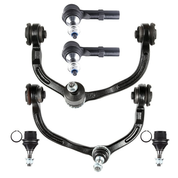 ECCPP Control Arm Kit 2003 2004 For Ford Expedition 2003 2004 For Lincoln Navigator - Lower Ball Joints Outer Tie Rod Ends Upper Control Arms