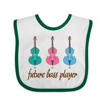 Inktastic Bass Player Kids Future Boys or Girls Baby Bib