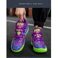 thumbnail image 5 of BINQER Unisex Basketball Sneakers Breathable Athletic Shoes with Multi Color Matching Design, Dynamic Traction All-Day Comfort for Indoor/Outdoor Courts, 5 of 8