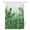 White, Green, Mint, variant on Shower Curtains for Bathroom-36"x72",Botanical Rainforest Plants Waterproof Bath Curtain Grommet Shower Curtain Set with Hooks