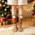 thumbnail image 2 of Kilaqueen Womens Christmas Crew Socks with Knitted Applique, Festive Novelty Holiday Socks for Parties, Stockings and Cozy Outfits, 2 of 6