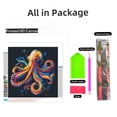 thumbnail image 2 of Colorful Octopus DIY 5D Diamond Art Painting by Number Kits for Adults Paint with Full Drill Round Diamond Gems Painting Art Craft for Home Wall Decoration 13.8x13.8in, 2 of 8
