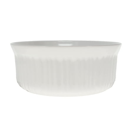 Corningware FS1 2.5 Qt /2.35L Round French White Glass Casserole Dish