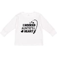 thumbnail image 3 of Inktastic I Hooked Auntie's Heart with Fishing Rod Boys or Girls Long Sleeve Toddler T-Shirt, 3 of 5