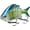 Blue Fish, variant on Bassdash SwimPanfish 0.34oz Hard Swimbaits Multi Jointed Topwater Trout Bass Fishing Crank Lure for Freshwater and Saltwater