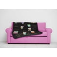 thumbnail image 3 of Hello Kitty Zodiac Stars Plush Throw Blanket - Measures  - Super Soft Lightweight Fleece Bedding, 3 of 6