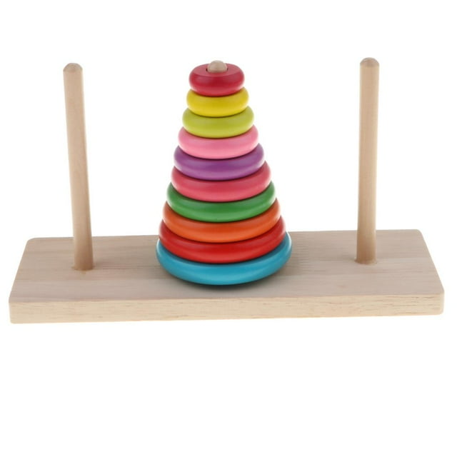 Juguete de Bloque de Construcción de Torre de para Desarrollo de Coordinación de Mano-ojo de Niños