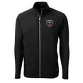 thumbnail image 2 of Men's-Cutter & Buck  Black D.C. United Adapt Eco Knit Hybrid Recycled Full-Zip Jacket, 2 of 3