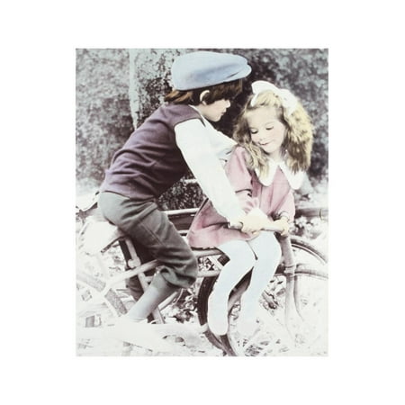 - Big Brother and Little Sister on Bike Print Wall Art By Nora Hernandez