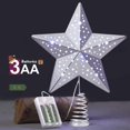 thumbnail image 2 of Décorations de Noël 25 LEDs 9.4 Pouces, Argent, 2 of 6