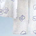 thumbnail image 6 of KPOPLK Little Girls Pajamas Short Sleeve Cotton Toddler Pjs Sleepwear Pajama Summer Clothes Sets 1-7T(12-18 Months,Blue), 6 of 6