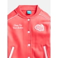 thumbnail image 2 of Wonder Nation Little Girls Bomber Jacket, Sizes 4-10, 2 of 3