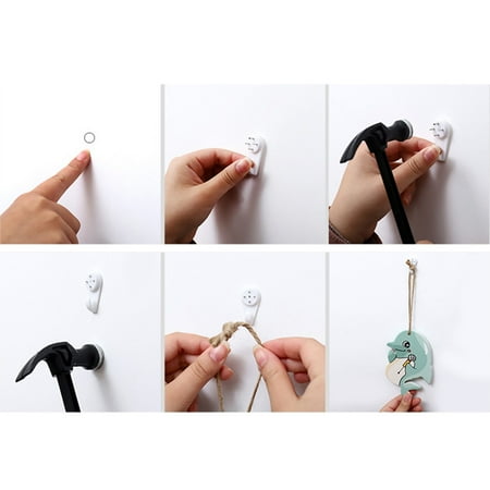 

40 Pcs Mini Pegs Invisible Hanger Seamless Nails Hooks Wall Clock Hooks Seamless Hooks Nail Decor Seamless Wall Hooks