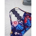 thumbnail image 6 of YiZYiF Kids Girls Floral Printed Bathing Suit Sleeveless Tops and Bottoms with Adjustable Strap Swimsuit, 6 of 7