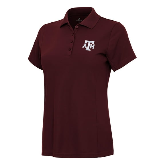 Women's Antigua Maroon Texas A&M Aggies Legacy Pique Polo