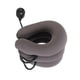 thumbnail image 5 of Almohada inflable de cuello de 3 capas para viajes en coche, para mujeres y hombres. gris, 5 of 9