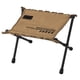 thumbnail image 3 of Taburete plegable con reposapiés, asiento de pesca, taburete portátil, taburete de camping, taburete de pesca para salón, actividades al aire libre, Caqui, 3 of 8