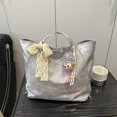 thumbnail image 3 of Bolso de mujer con axila nueva tendencia de primavera y verano 2025, nicho de estilo occidental, bufanda de seda, moda de un solo hombro, bolso grande de gran capacidad, bolso de ocio, 3 of 5