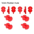 thumbnail image 1 of New 10PCS Violin Soft Mute Rubber Mute Fiddle Silencer Volume Control Practice Red, 1 of 8