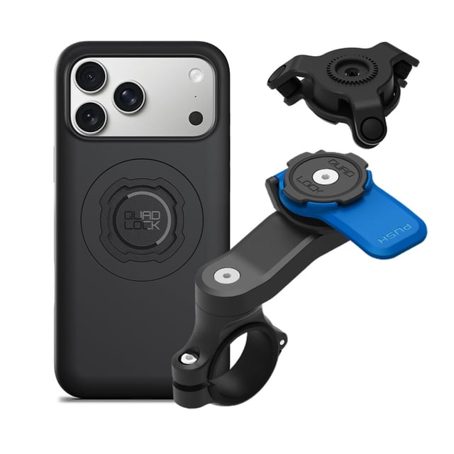 Kit de soporte para motocicleta Quad Lock para iPhone 17 Pro Max MAG
