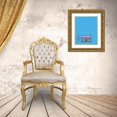 thumbnail image 3 of Curinga, Kim 20x24 Gold Ornate Wood Framed with Double Matting Museum Art Print Titled - Holiday House, 3 of 4
