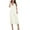 #287-White, variant on AUNVITO Women's Casual Loose Fit V-Neck Jumpsuit with Pockets Elastic Waist Summer Solid Rompers