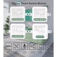 thumbnail image 3 of Module de Relais Interrupteur Intelligent Mini 2CH Support Interrupteur de Contrôle à Double Sens pour Domotique Maison Intelligente, Fonctionne avec la Maison, 3 of 6