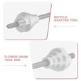 thumbnail image 3 of RENACLIPY Bike Wheel Repair Tool Silver Steel Truing Stand with Front Hub Compatibility, 3 of 8